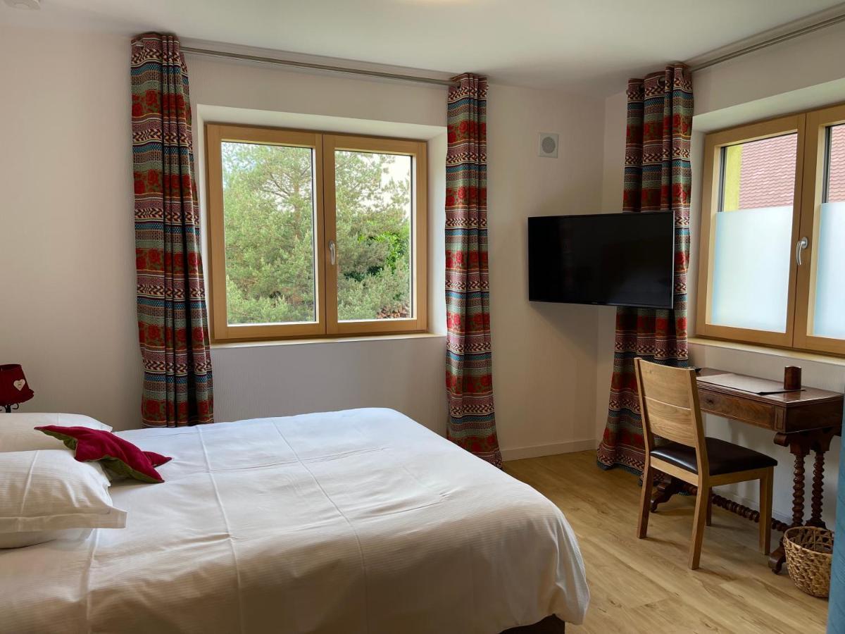 Alsacebnb - Gite 12 Personnes Dans Le Vignoble - Piscine Privee & Spa Ammerschwihr Buitenkant foto