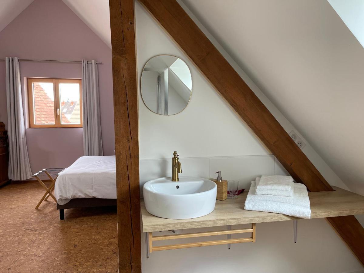 Alsacebnb - Gite 12 Personnes Dans Le Vignoble - Piscine Privee & Spa Ammerschwihr Buitenkant foto
